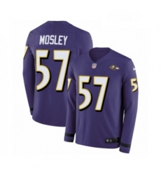 Youth Nike Baltimore Ravens 57 CJ Mosley Limited Purple Therma Long Sleeve NFL Jersey Youth Nike Baltimore Ravens 57 CJ Mosley Limited Purple Therma Long Sleeve NFL Jersey