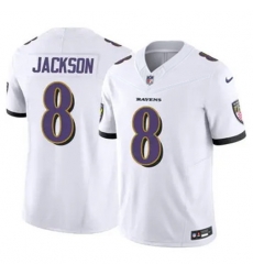 Youth Nike Baltimore Ravens 8 Lamar Jackson White Team Color Vapor Untouchable Limited Player NFL Jersey Youth Nike Baltimore Ravens 8 Lamar Jackson White Team Color Vapor Untouchable Limited Player NFL Jersey