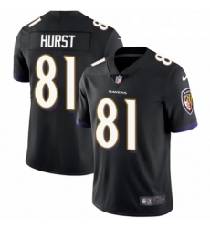 Youth Nike Baltimore Ravens 81 Hayden Hurst Black Alternate Vapor Untouchable Elite Player NFL Jersey Youth Nike Baltimore Ravens 81 Hayden Hurst Black Alternate Vapor Untouchable Elite Player NFL Jersey