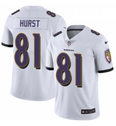 Youth Nike Baltimore Ravens 81 Hayden Hurst White Vapor Untouchable Elite Player NFL Jersey Youth Nike Baltimore Ravens 81 Hayden Hurst White Vapor Untouchable Elite Player NFL Jersey