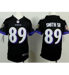 Youth Nike Baltimore Ravens #89 Steve Smith Sr Black Stitched NFL Elite Jersey Youth Nike Baltimore Ravens #89 Steve Smith Sr Black Stitched NFL Elite Jersey