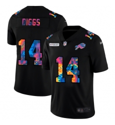 Buffalo Bills 14 Stefon Diggs Men Nike Multi Color Black 2020 NFL Crucial Catch Vapor Untouchable Limited Jersey Buffalo Bills 14 Stefon Diggs Men Nike Multi Color Black 2020 NFL Crucial Catch Vapor Untouchable Limited Jersey
