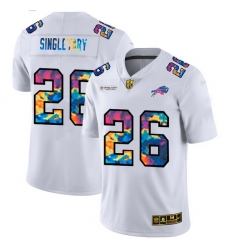 Buffalo Bills 26 Devin Singletary Men White Nike Multi Color 2020 NFL Crucial Catch Limited NFL Jersey Buffalo Bills 26 Devin Singletary Men White Nike Multi Color 2020 NFL Crucial Catch Limited NFL Jersey