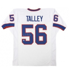 Men Bills 56 Darryl Talley white throwback jersey Men Bills 56 Darryl Talley white throwback jersey
