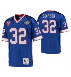 Men Bills OJ simpson #32 Blue Throwback Stitched Jersey Men Bills OJ simpson #32 Blue Throwback Stitched Jersey