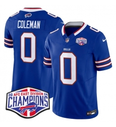 Men Buffalo Bills 0 Keon Coleman Royal F U S E 2024 AFC East Division Champions Vapor Limited Stitched Football Jersey Men Buffalo Bills 0 Keon Coleman Royal F U S E 2024 AFC East Division Champions Vapor Limited Stitched Football Jersey