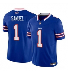 Men Buffalo Bills 1 Curtis Samuel Blue 2023 F U S E Vapor Untouchable Limited Stitched Football Jersey Men Buffalo Bills 1 Curtis Samuel Blue 2023 F U S E Vapor Untouchable Limited Stitched Football Jersey