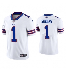 Men Buffalo Bills 1 Emmanuel Sanders White Vapor Untouchable Limited Stitched Jersey Men Buffalo Bills 1 Emmanuel Sanders White Vapor Untouchable Limited Stitched Jersey