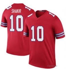 Men Buffalo Bills 10 Khalil Shakir Red Limited Jersey Men Buffalo Bills 10 Khalil Shakir Red Limited Jersey