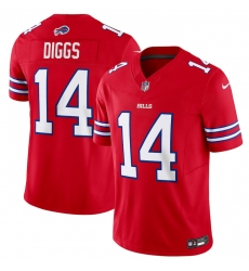 Men Buffalo Bills 14 Stefon Diggs Red 2023 F U S E Vapor Untouchable Limited Stitched Jersey Men Buffalo Bills 14 Stefon Diggs Red 2023 F U S E Vapor Untouchable Limited Stitched Jersey