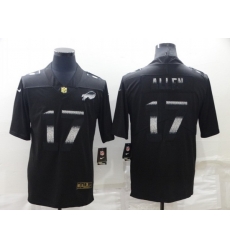 Men Buffalo Bills 17 Josh Allen Black Shadow Stitched Jersey Men Buffalo Bills 17 Josh Allen Black Shadow Stitched Jersey