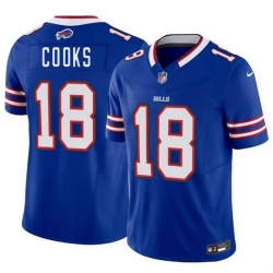 Men Buffalo Bills 18 Brandin Cooks Blue 2025 F U S E  Vapor Untouchable Limited Stitched Football Jersey