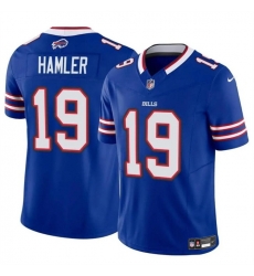 Men Buffalo Bills 19 KJ Hamler Blue 2024 F U S E Vapor Untouchable Limited Stitched Football Jersey Men Buffalo Bills 19 KJ Hamler Blue 2024 F U S E Vapor Untouchable Limited Stitched Football Jersey
