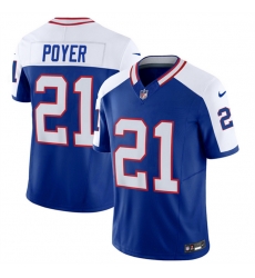 Men Buffalo Bills 21 Jordan Poyer Blue White 2023 F U S E Throwback Vapor Untouchable Limited Stitched Jersey Men Buffalo Bills 21 Jordan Poyer Blue White 2023 F U S E Throwback Vapor Untouchable Limited Stitched Jersey