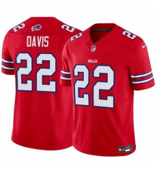 Men Buffalo Bills 22 Ray Davis Red 2024 F U S E Vapor Untouchable Limited Stitched Football Jersey Men Buffalo Bills 22 Ray Davis Red 2024 F U S E Vapor Untouchable Limited Stitched Football Jersey