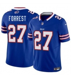 Men Buffalo Bills 27 Darrick Forrest Blue 2025 F U S E Vapor Untouchable Limited Stitched Football Jersey Men Buffalo Bills 27 Darrick Forrest Blue 2025 F U S E Vapor Untouchable Limited Stitched Football Jersey