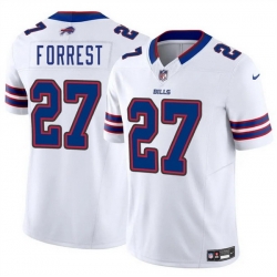 Men Buffalo Bills 27 Darrick Forrest White 2025 F U S E  Vapor Untouchable Limited Stitched Football Jersey