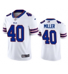 Men Buffalo Bills 40 Von Miller White Vapor Untouchable Limited Stitched jersey Men Buffalo Bills 40 Von Miller White Vapor Untouchable Limited Stitched jersey