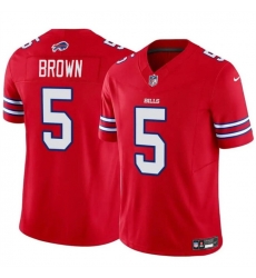 Men Buffalo Bills 5 Anthony Brown Red 2024 F U S E Vapor Untouchable Limited Stitched Football Jersey Men Buffalo Bills 5 Anthony Brown Red 2024 F U S E Vapor Untouchable Limited Stitched Football Jersey