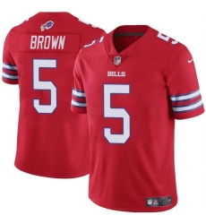 Men Buffalo Bills 5 Anthony Brown Red 2024 Vapor Untouchable Limited Stitched Football Jersey Men Buffalo Bills 5 Anthony Brown Red 2024 Vapor Untouchable Limited Stitched Football Jersey