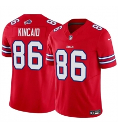 Men Buffalo Bills 86 Dalton Kincaid Red 2024 F U S E Vapor Untouchable Limited Stitched Football Jersey Men Buffalo Bills 86 Dalton Kincaid Red 2024 F U S E Vapor Untouchable Limited Stitched Football Jersey