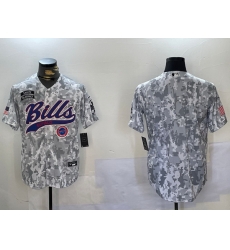 Men Buffalo Bills Blank 2024 Arctic Camo Salute To Service Stitched Baseball Jersey 1 Men Buffalo Bills Blank 2024 Arctic Camo Salute To Service Stitched Baseball Jersey 1