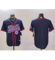 Men Buffalo Bills Blank Navy Team Cool Base Stitched Baseball Jersey Men Buffalo Bills Blank Navy Team Cool Base Stitched Baseball Jersey