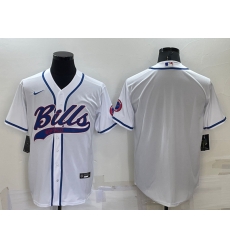 Men Buffalo Bills Blank White Cool Base Stitched Baseball Jersey Men Buffalo Bills Blank White Cool Base Stitched Baseball Jersey