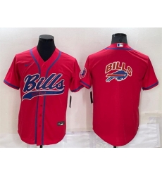 Men Buffalo Bills Red Team Big Logo With Patch Cool Base Stitched Baseb Men Buffalo Bills Red Team Big Logo With Patch Cool Base Stitched Baseb