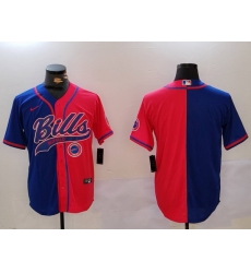 Men Buffalo Bills blank Red Blue Team Cool Base Stitched Baseball Jersey Men Buffalo Bills blank Red Blue Team Cool Base Stitched Baseball Jersey