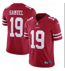 Men Francisco 49ers Deebo Samuel #19 Red Vapor Untouchable Limited Player Football Jersey Men Francisco 49ers Deebo Samuel #19 Red Vapor Untouchable Limited Player Football Jersey