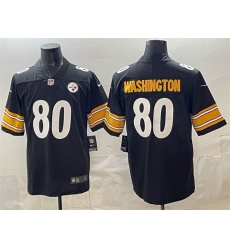 Men Pisttburgn Steelers 80 Darnell Washington Black Vapor Untouchable Limited Stitched Football Jersey Men Pisttburgn Steelers 80 Darnell Washington Black Vapor Untouchable Limited Stitched Football Jersey