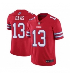 Men's Buffalo Bills #13 Gabriel Davis Red Vapor Untouchable Limited Jersey Men's Buffalo Bills #13 Gabriel Davis Red Vapor Untouchable Limited Jersey