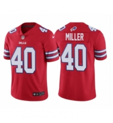 Men's Buffalo Bills #40 Von Miller Red Royal Vapor Limited Football Jersey Men's Buffalo Bills #40 Von Miller Red Royal Vapor Limited Football Jersey