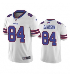 Men's Buffalo Bills #84 Zach Davidson White Vapor Untouchable Limited Stitched Jersey Men's Buffalo Bills #84 Zach Davidson White Vapor Untouchable Limited Stitched Jersey