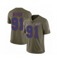 Mens Buffalo Bills 91 Ed Oliver Limited Olive 2017 Salute to Service Football Jersey Mens Buffalo Bills 91 Ed Oliver Limited Olive 2017 Salute to Service Football Jersey