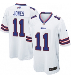 Mens Nike Buffalo Bills 11 Zay Jones Game White NFL Jersey Mens Nike Buffalo Bills 11 Zay Jones Game White NFL Jersey