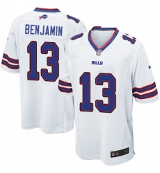 Mens Nike Buffalo Bills 13 Kelvin Benjamin Game White NFL Jersey Mens Nike Buffalo Bills 13 Kelvin Benjamin Game White NFL Jersey