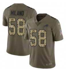 Men's Nike Buffalo Bills #58 Matt Milano Limited Olive Camo 2017 Salute to Service NFL Jersey Men's Nike Buffalo Bills #58 Matt Milano Limited Olive Camo 2017 Salute to Service NFL Jersey