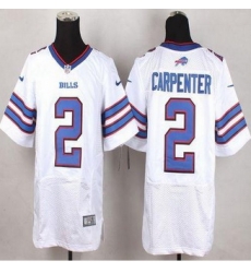 New Buffalo Bills #2 Dan Carpenter White Men Stitched NFL New Elite Jersey New Buffalo Bills #2 Dan Carpenter White Men Stitched NFL New Elite Jersey