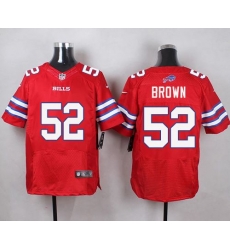 Nike Bills #52 Preston Brown Red Mens Stitched NFL Elite Rush Jersey Nike Bills #52 Preston Brown Red Mens Stitched NFL Elite Rush Jersey