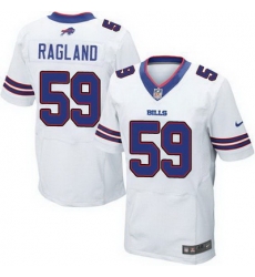 Nike Bills #59 Reggie Ragland White Mens Stitched NFL New Elite Jersey Nike Bills #59 Reggie Ragland White Mens Stitched NFL New Elite Jersey
