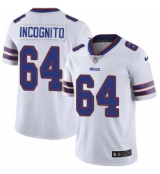 Nike Bills #64 Richie Incognito White Mens Stitched NFL Vapor Untouchable Limited Jersey Nike Bills #64 Richie Incognito White Mens Stitched NFL Vapor Untouchable Limited Jersey