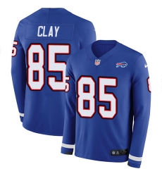 Nike Bills 85 Charles Clay Royal Blue Team Color Men s Stitched NFL Limited Therma Long Sleeve Jersey Nike Bills 85 Charles Clay Royal Blue Team Color Men s Stitched NFL Limited Therma Long Sleeve Jersey