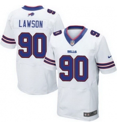 Nike Bills #90 Shaq Lawson White Mens Stitched NFL New Elite Jersey Nike Bills #90 Shaq Lawson White Mens Stitched NFL New Elite Jersey