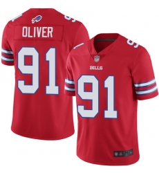 Nike Bills 91 Ed Oliver Red Color Rush Limited Jersey Nike Bills 91 Ed Oliver Red Color Rush Limited Jersey