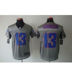 Nike Buffalo Bills 13 Steve Johnson Grey Elite Shadow NFL Jersey Nike Buffalo Bills 13 Steve Johnson Grey Elite Shadow NFL Jersey