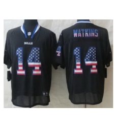 Nike Buffalo Bills 14 Sammy Watkins Black Elite USA Flag Fashion NFL Jersey Nike Buffalo Bills 14 Sammy Watkins Black Elite USA Flag Fashion NFL Jersey