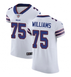 Nike Buffalo Bills 75 Daryl Williams White Men Stitched NFL New Elite Jersey Nike Buffalo Bills 75 Daryl Williams White Men Stitched NFL New Elite Jersey