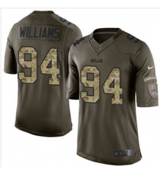 Nike Buffalo Bills #94 Mario Williams Green Men 27s Stitched NFL Limited Salute To Service Jersey Nike Buffalo Bills #94 Mario Williams Green Men 27s Stitched NFL Limited Salute To Service Jersey
